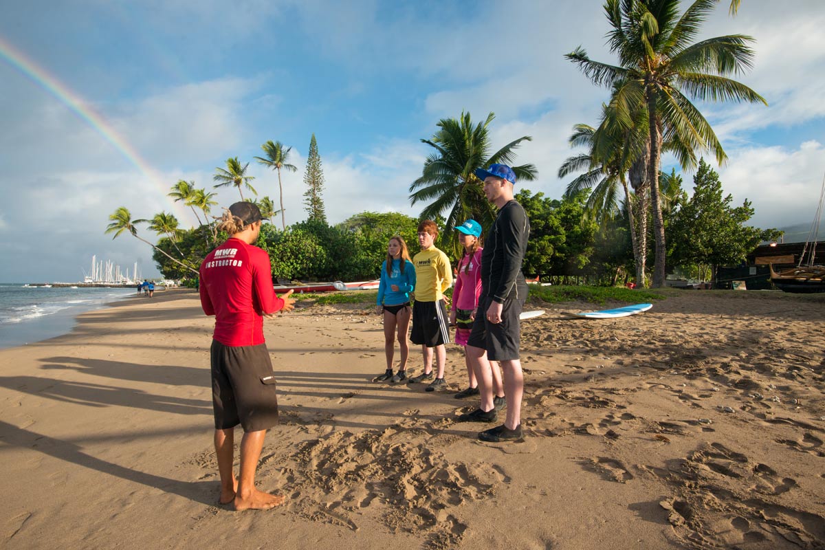 Maui Group Surfing Lesson Maui Wave Riders The Snorkel Store