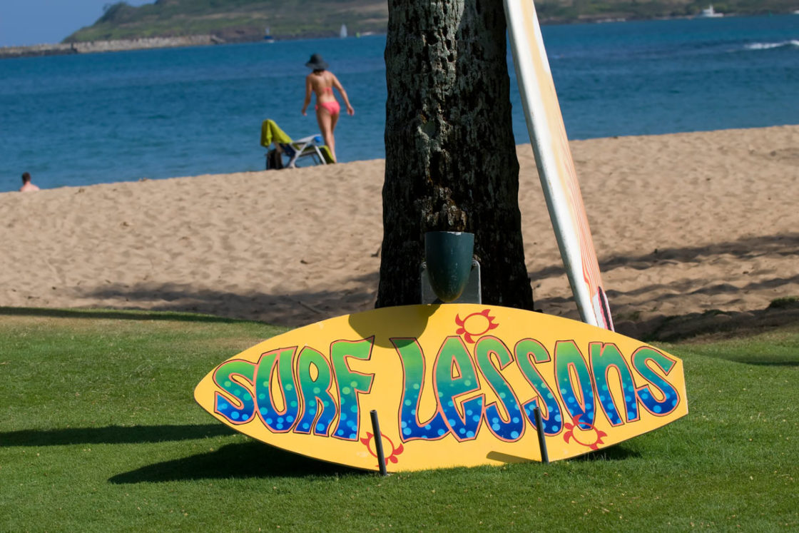 SemiPrivate Surfing Lesson Kihei Maui Wave Riders The Snorkel Store