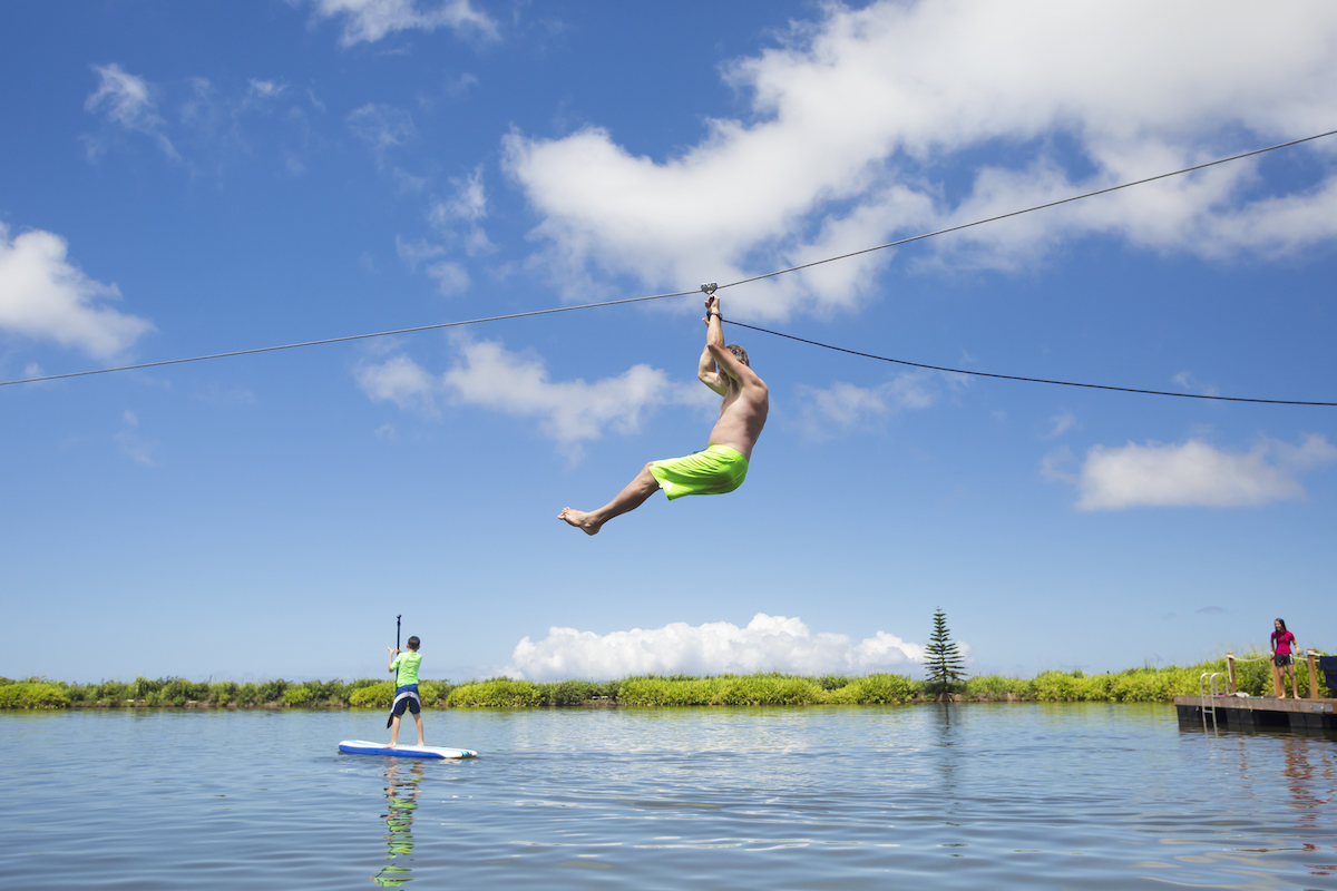 Skyline Zipline 4 Line "ZipNDip" Tour The Snorkel Store